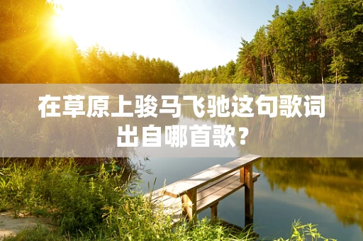 在草原上骏马飞驰这句歌词出自哪首歌？