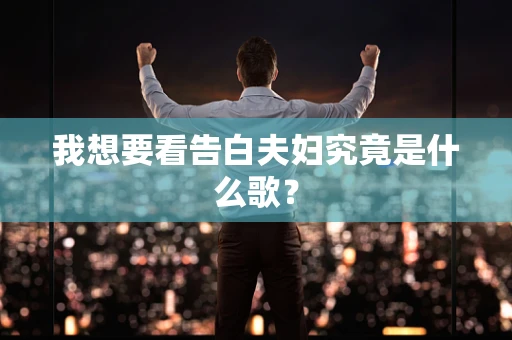 我想要看告白夫妇究竟是什么歌？
