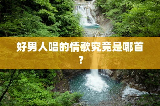 好男人唱的情歌究竟是哪首？