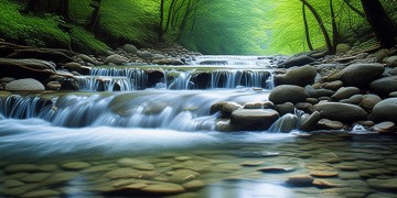 溪水哗哗唱着怎样的歌？