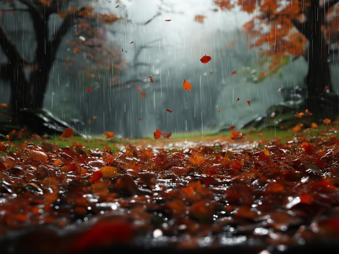 纷飞秋雨中，到底是哪首歌？